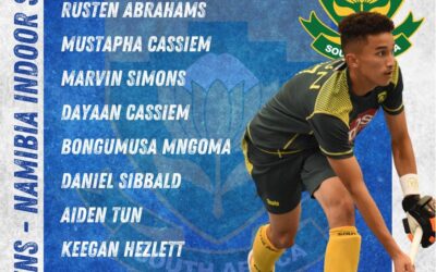 SA Indoor Hockey Men named for Windhoek Test Series