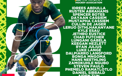 South African Indoor Hockey Men Squad named for 2023.