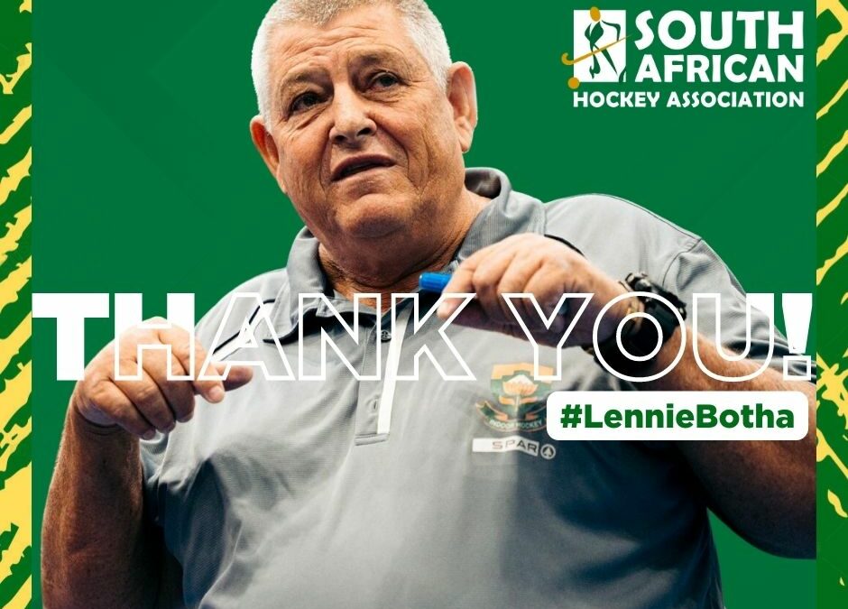 Lennie Botha Retires as Head Coach of SPAR South Africa Women’s Indoor Hockey Team