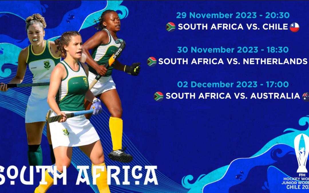 South Africa learn their opponents for the FIH Hockey Womens Junior World Cup