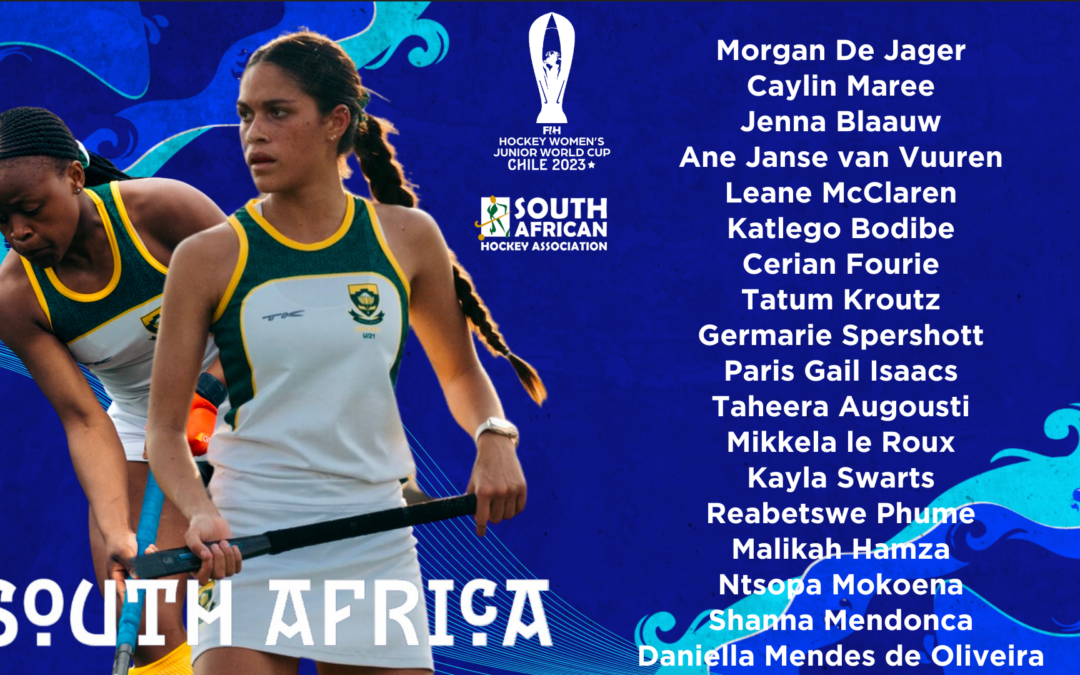 SA Hockey U21 Women named for Junior World Cup