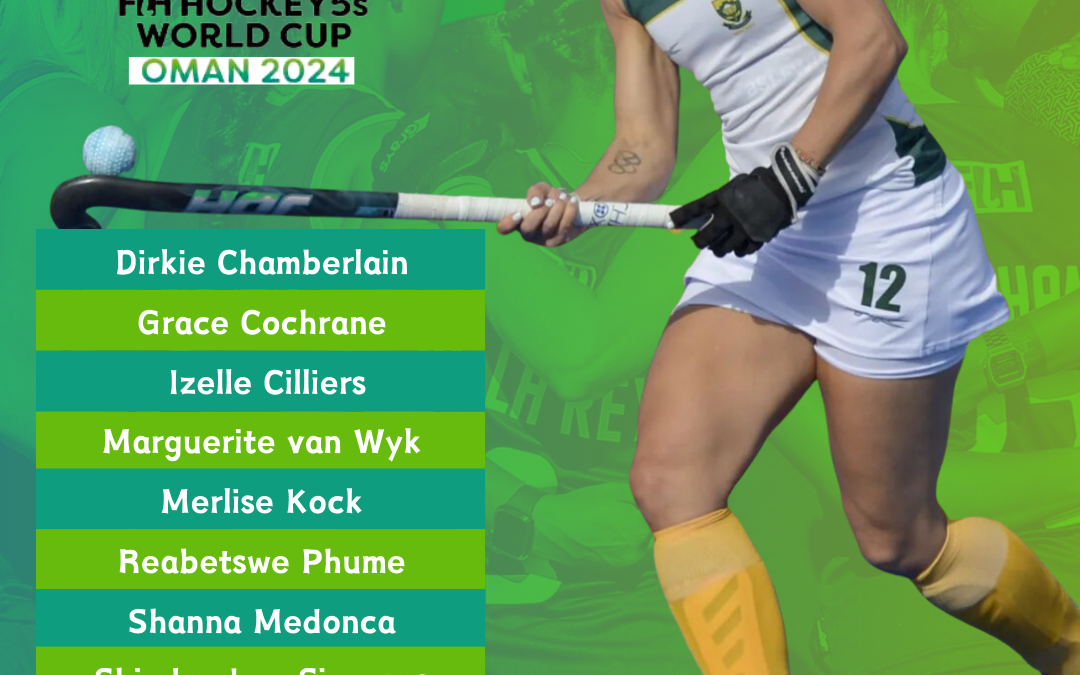 South African Hockey5s Squad Revealed for Debut FIH Hockey5s World Cup