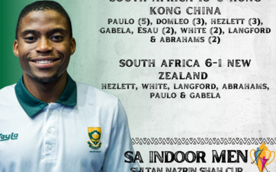 SA Indoor Hockey Men make splash on opening day of Sultan Nazrin Shah Cup