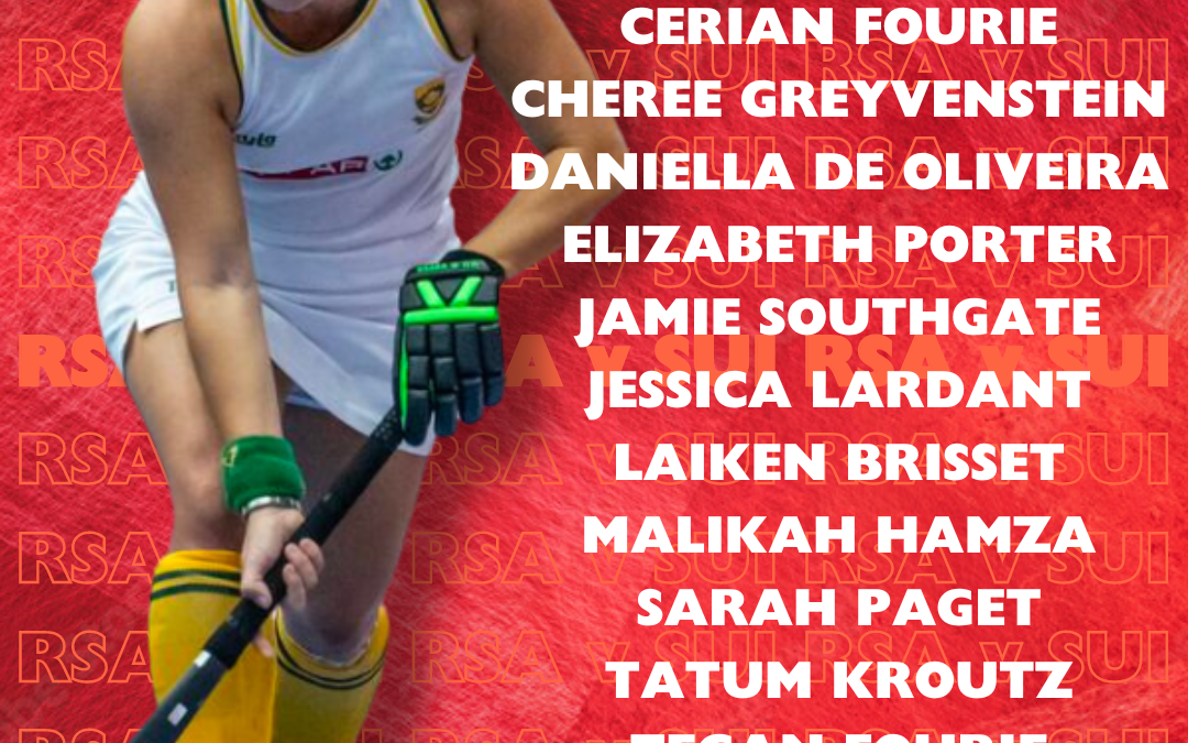 SA Women’s Indoor Hockey named for tour to Switzerland
